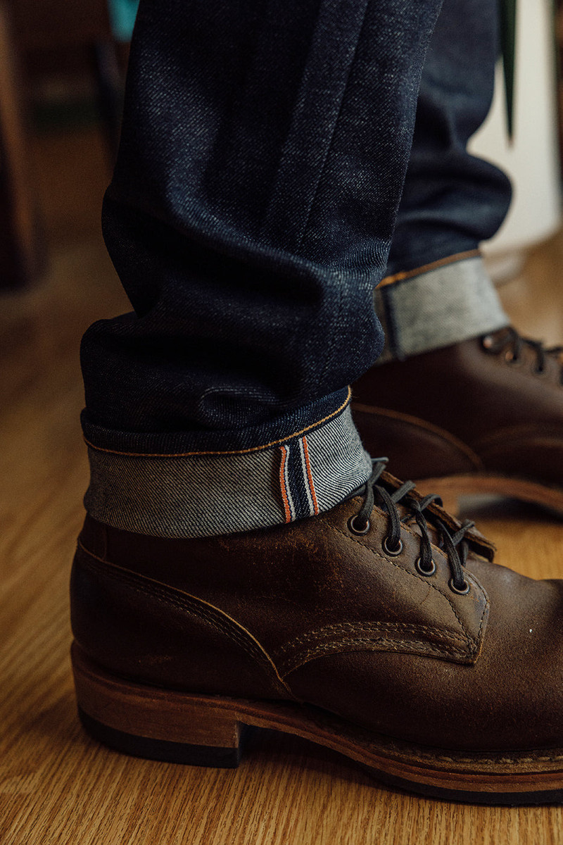 HIROSHI KATO The Scissors Slim Tapered - Indigo Raw 14oz Selvedge outlook