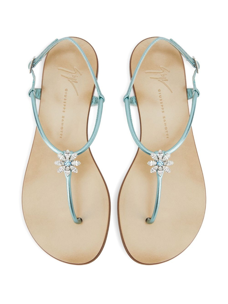 Geltrude crystal-embellished sandals 3