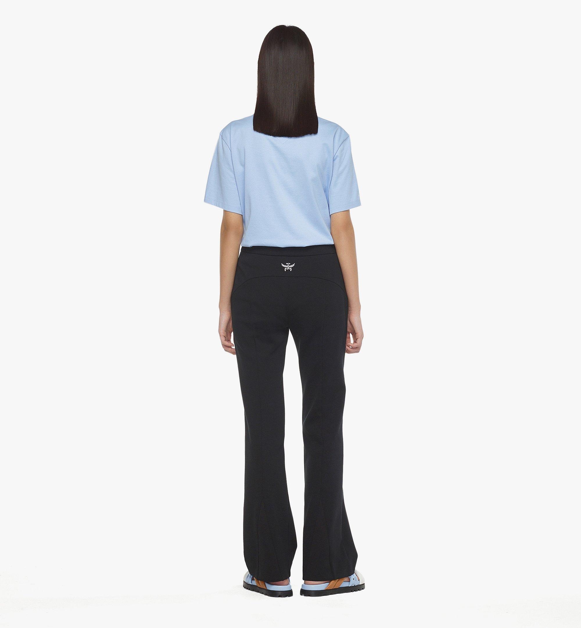 Logo Embroidered Ponte Pants - 5