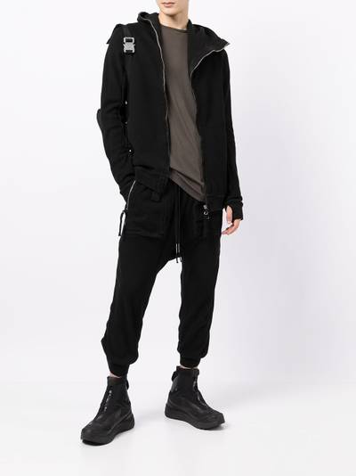 Boris Bidjan Saberi zipped-up hoodie outlook