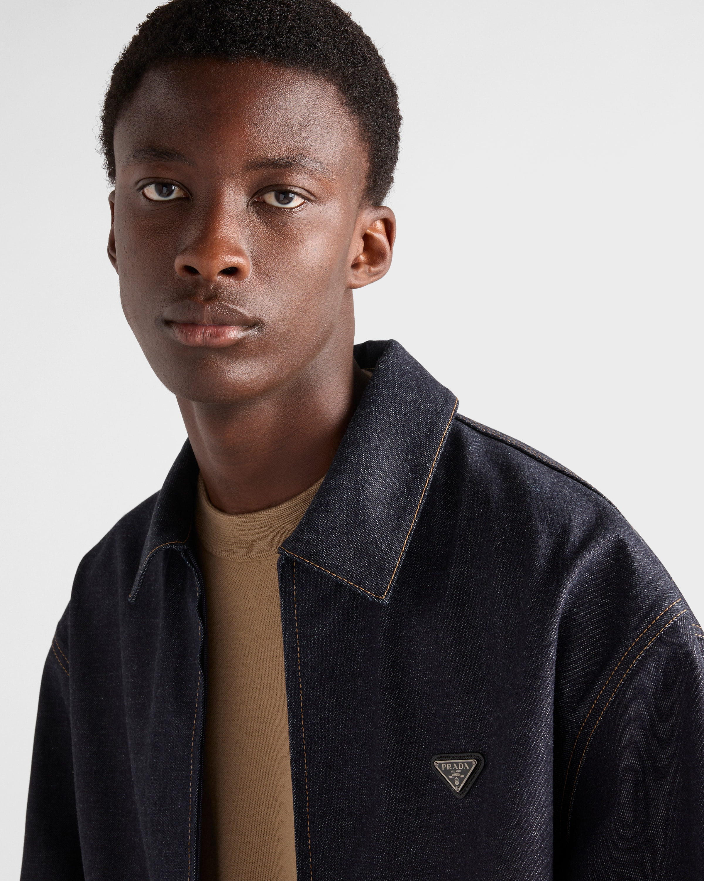 Denim blouson jacket - 3