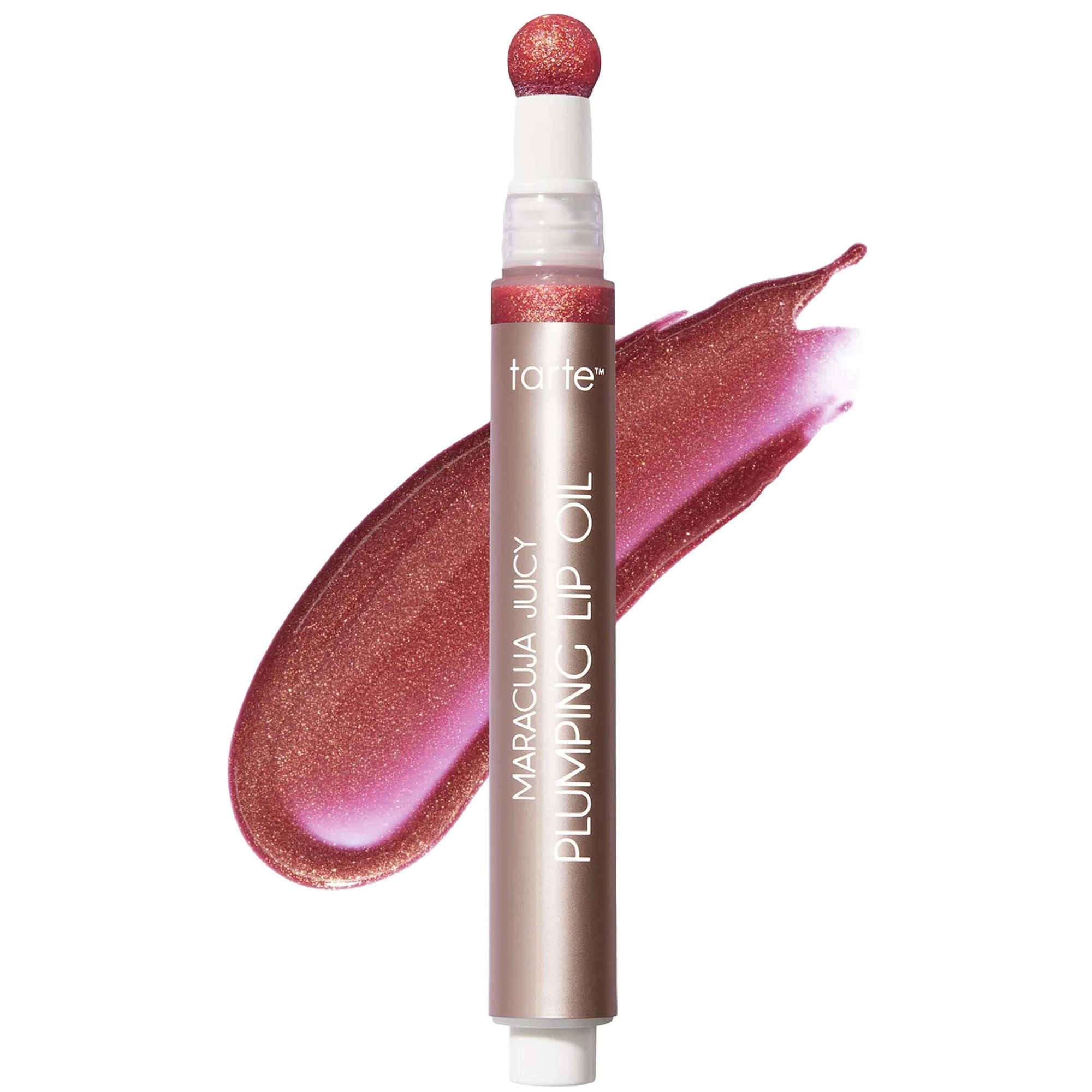 tarte Maracuja Juicy Lip Plumping Oil With Hyaluronic Acid - Shimmering Berry - 1
