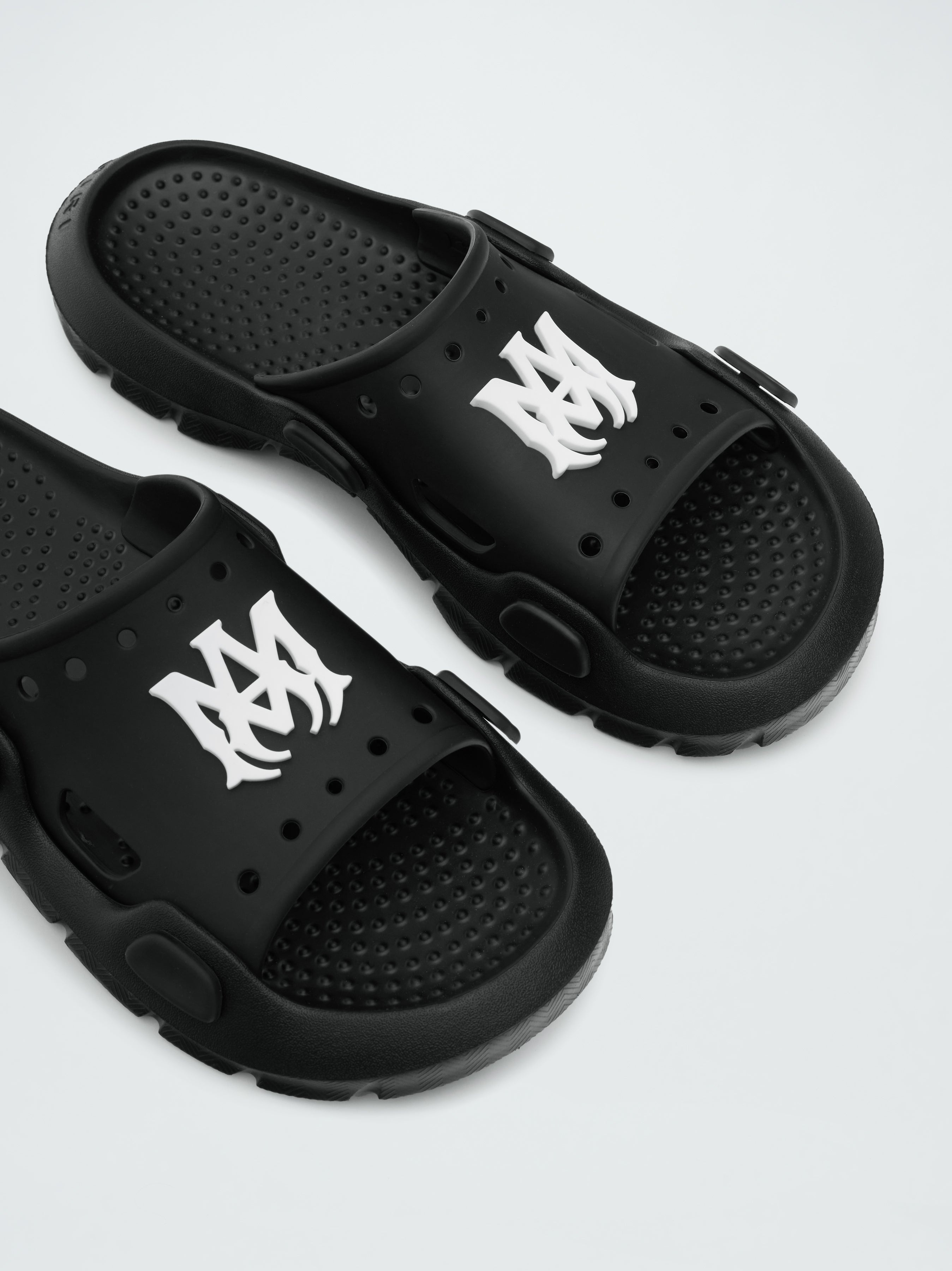 【AMIRI】SUNDAY スライド Buy Amiri Sunday Slide 'Black' - PF23MFF001 001 | GOAT