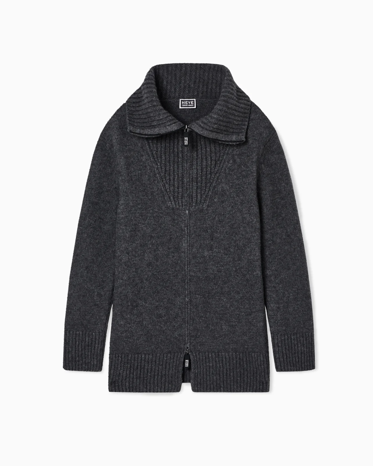 GIORGIO ARMANI NEVE OVERSIZED CARDIGAN IN A VIRGIN WOOL AND CASHMERE BLEND - 1