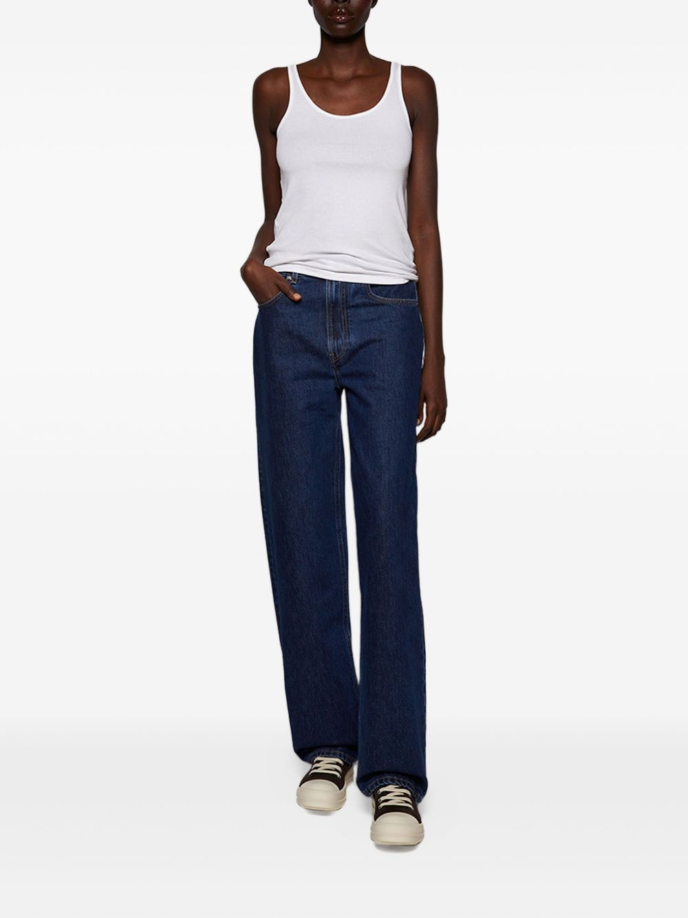 suede low-top sneakers - 5