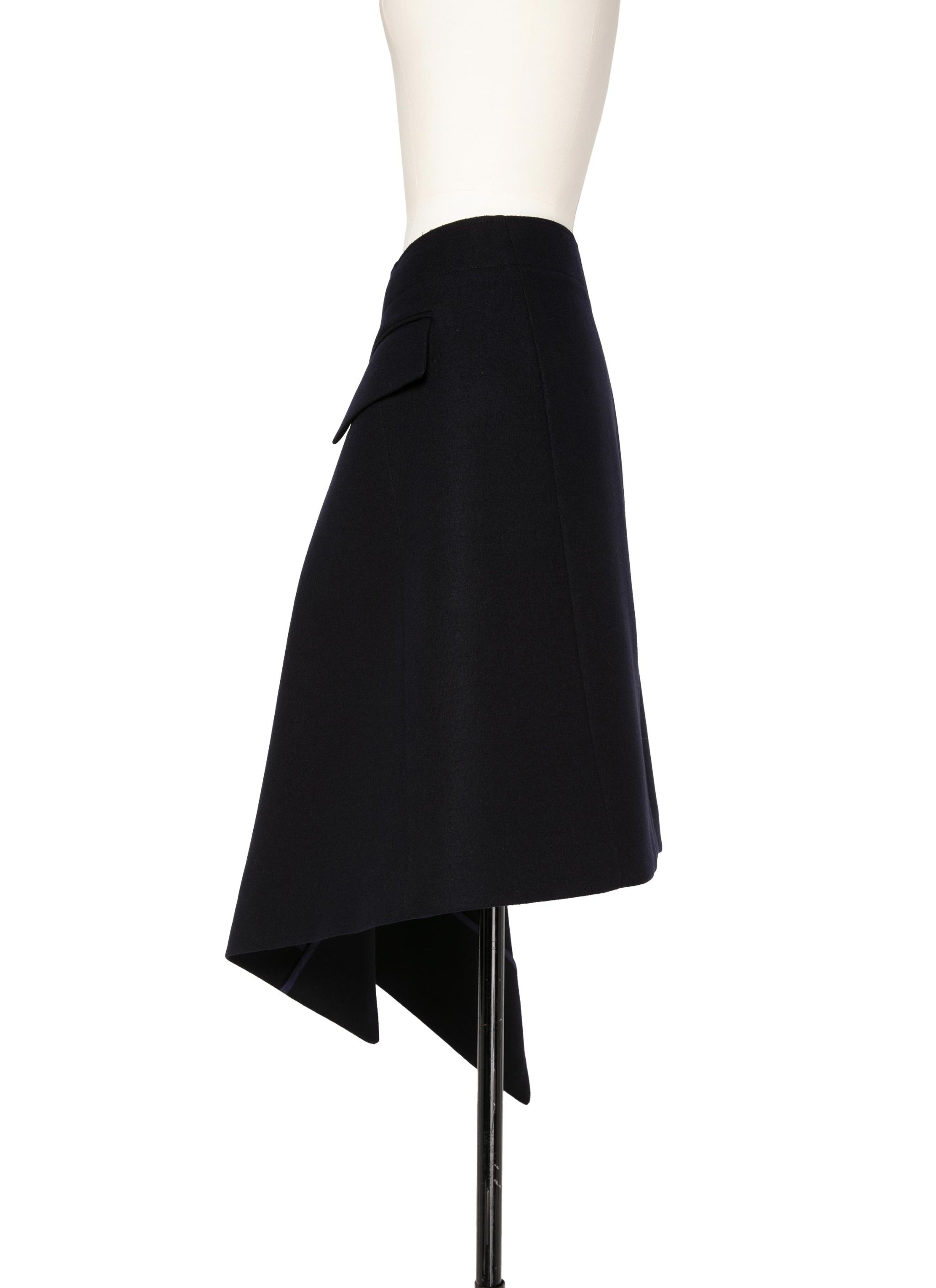 Wool Melton Skirt - 2