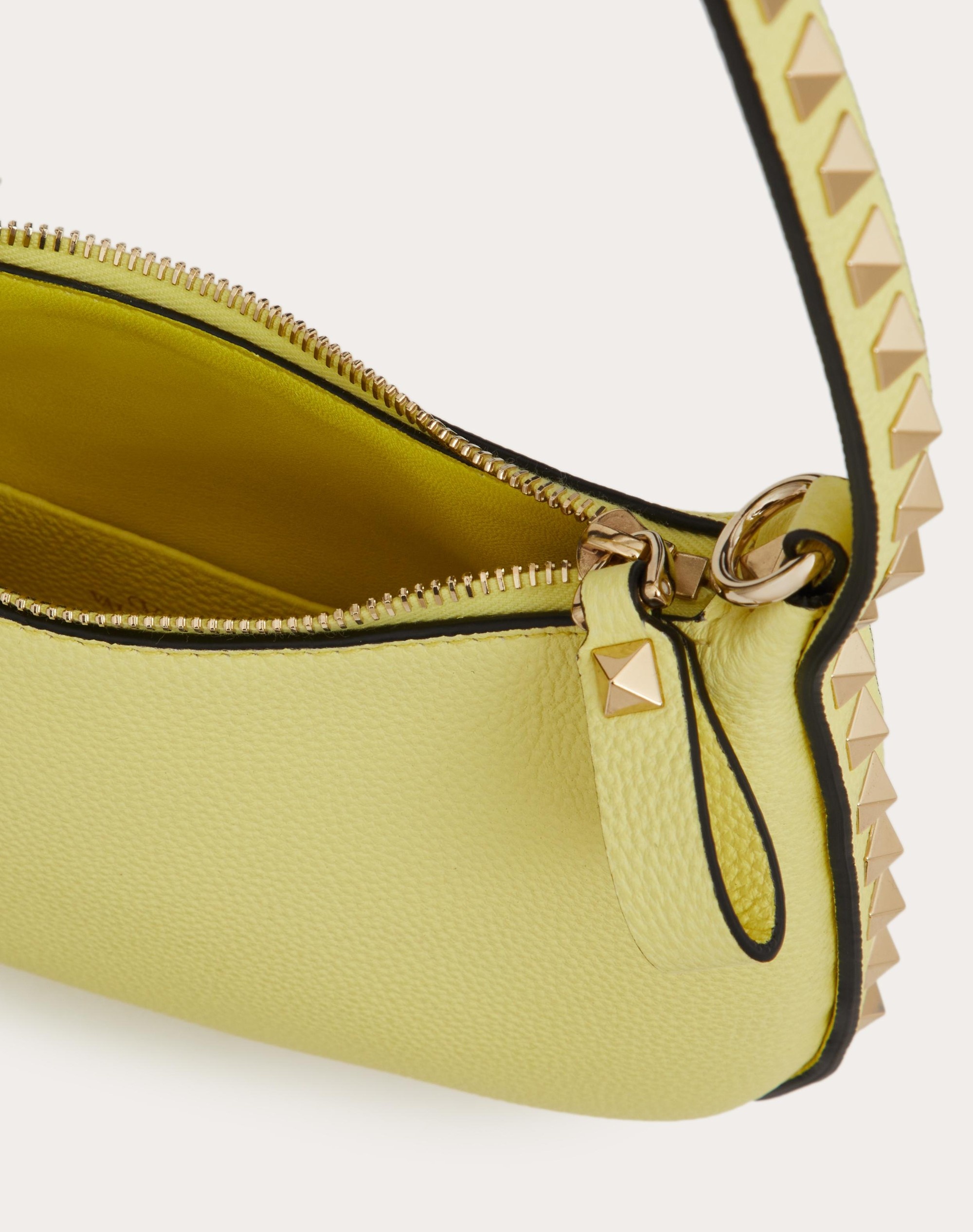 MINI ROCKSTUD HOBO BAG IN GRAINY CALFSKIN - 7