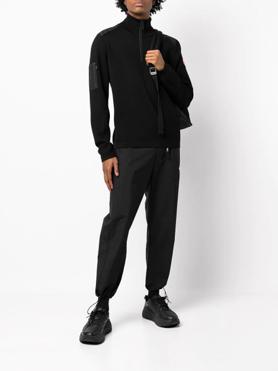 Canada Goose panelled zip-up sweatshirt outlook