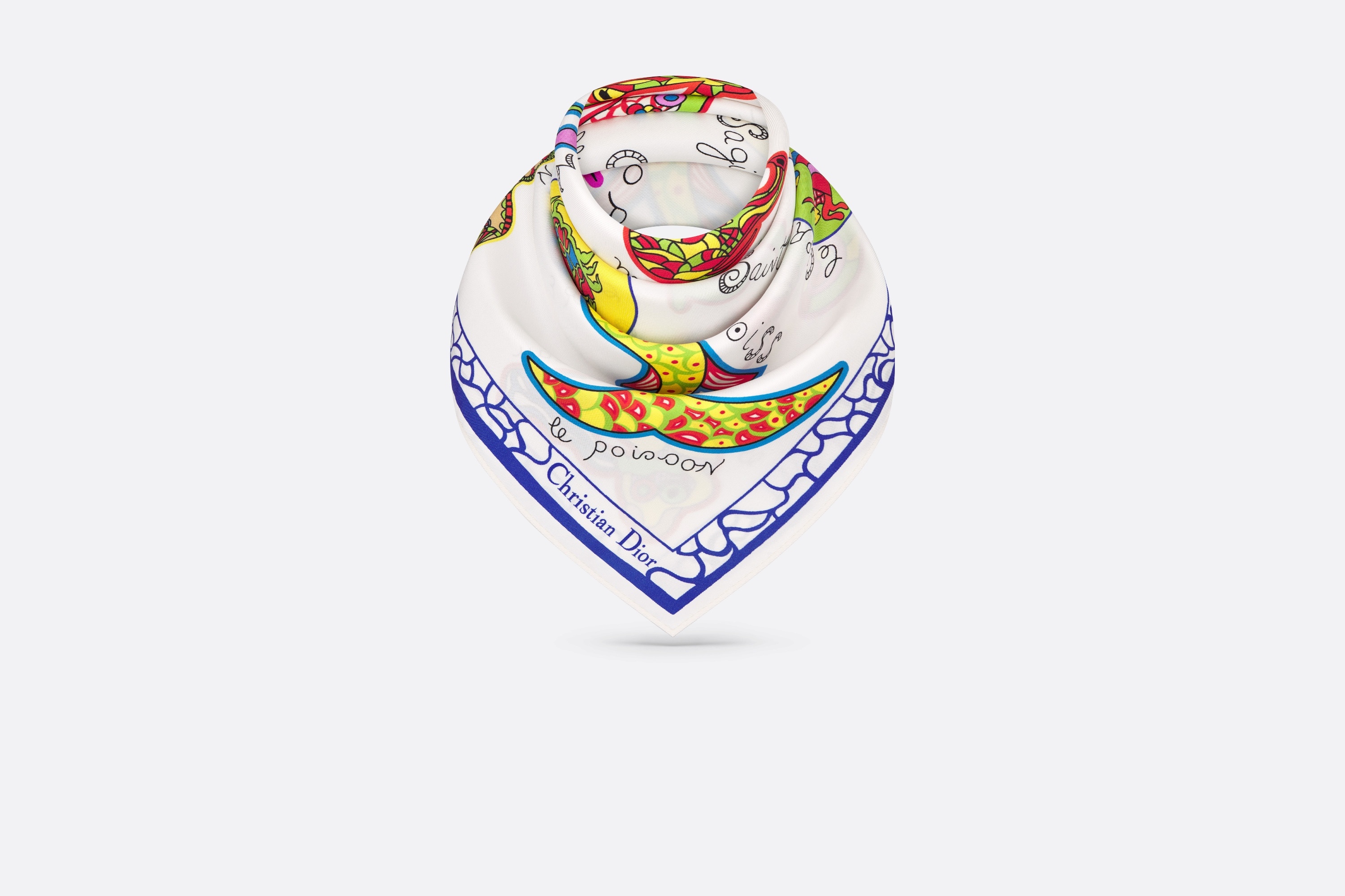 Niki de Saint Phalle Dragon Zodiac 70 Square Scarf - 4