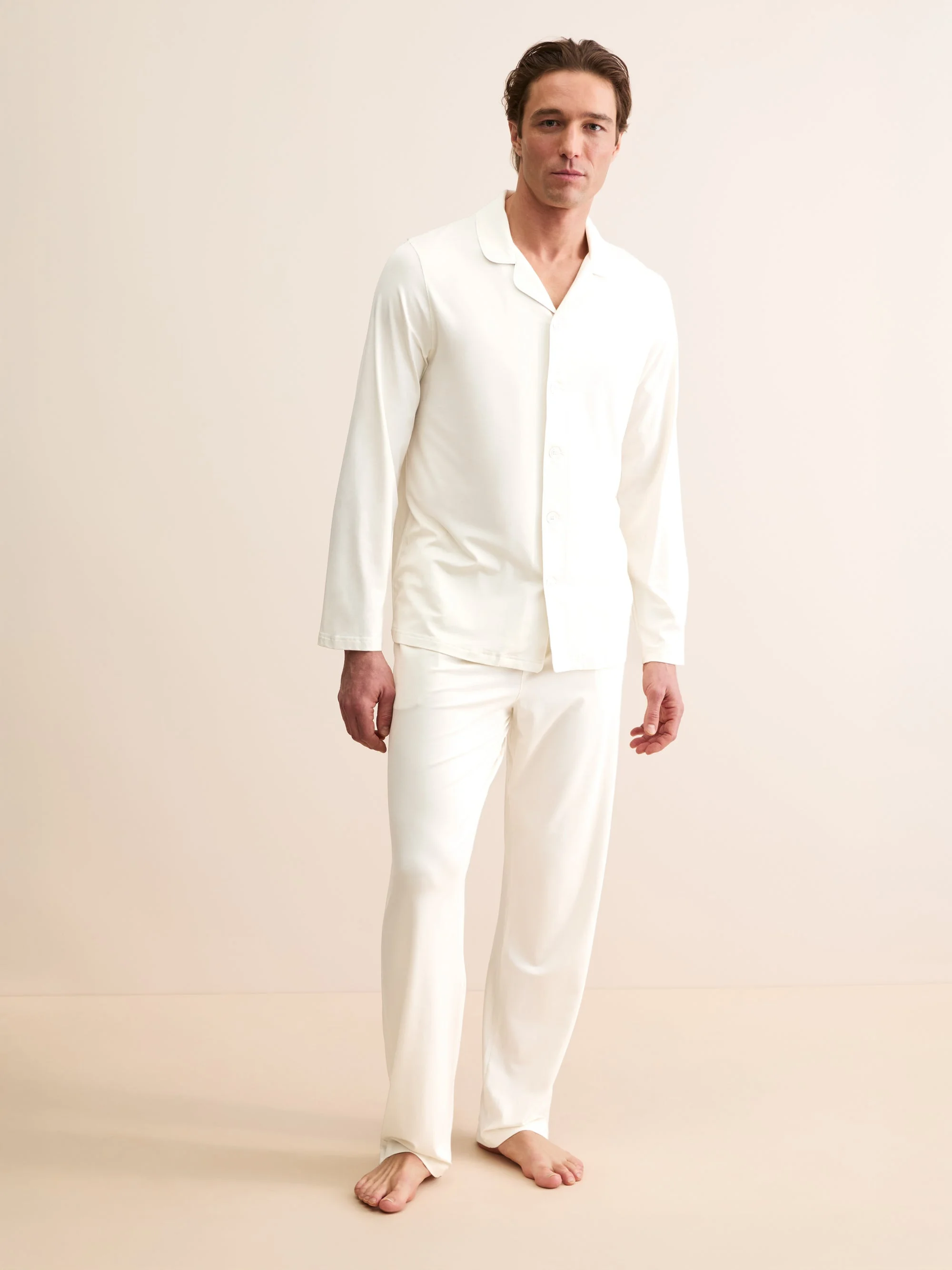 Men's Pajamas Basel Micro Modal Stretch Vanilla - 1