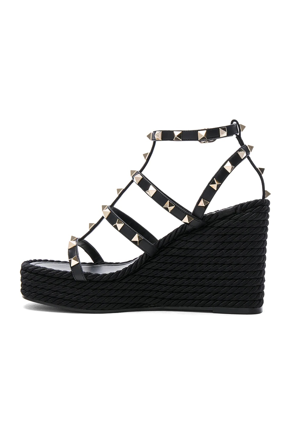Rockstud Espadrille Wedges - 5