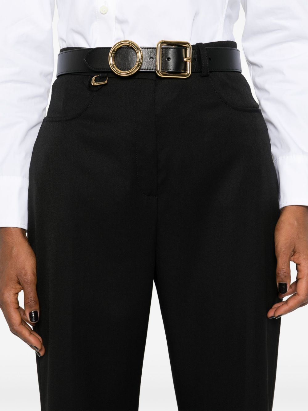 Le Pantalon Sauge flared trousers - 5