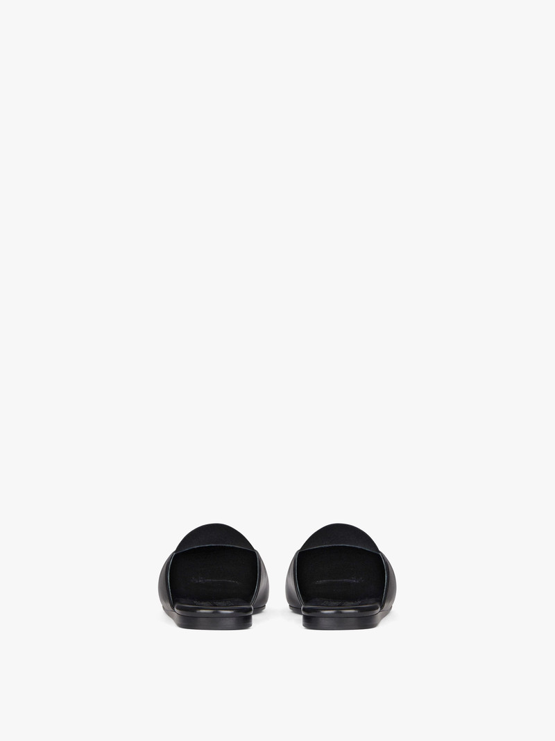 GIVENCHY FLAT MULES IN LEATHER 7