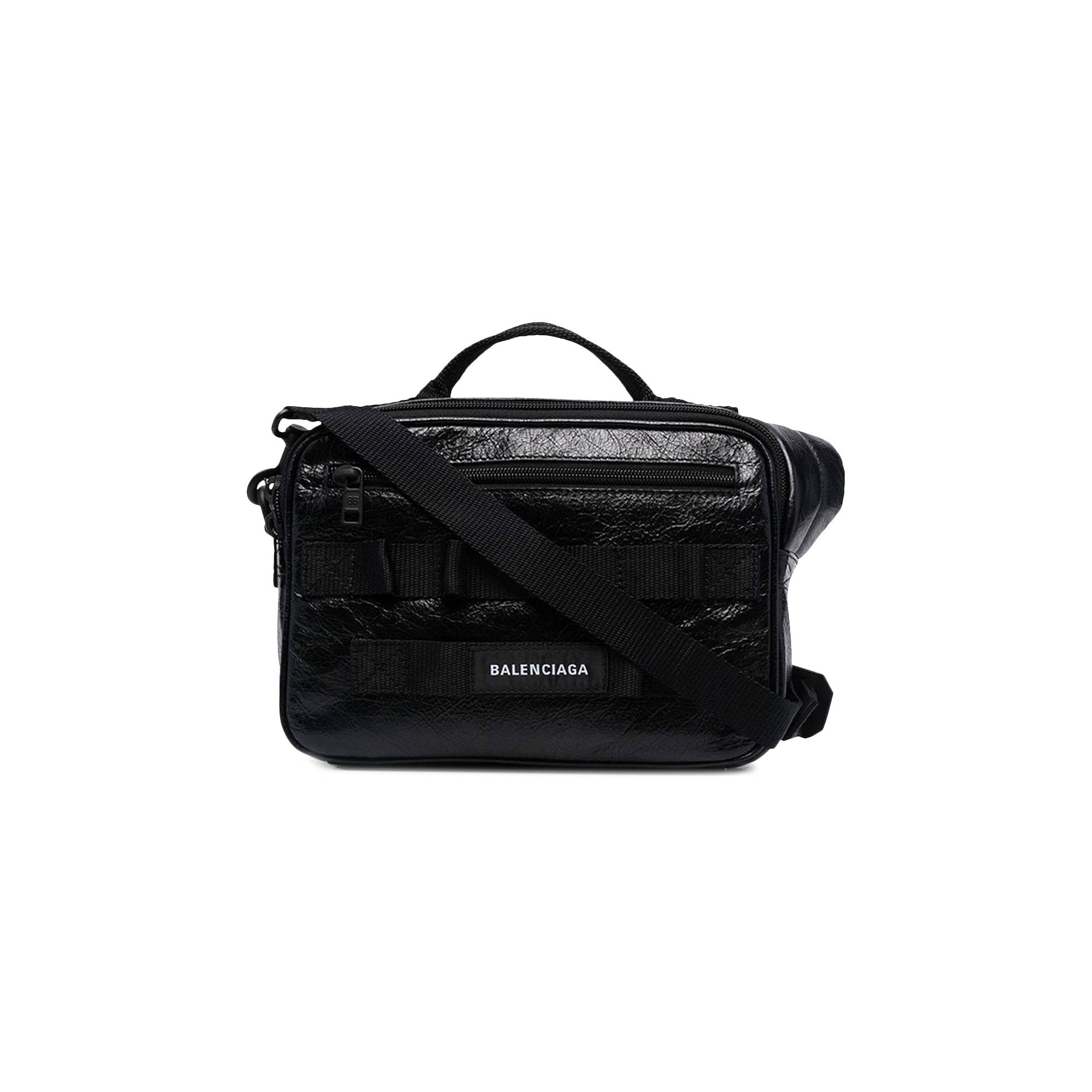 Balenciaga Army Pouch Crossbody Bag 'Black' - 2