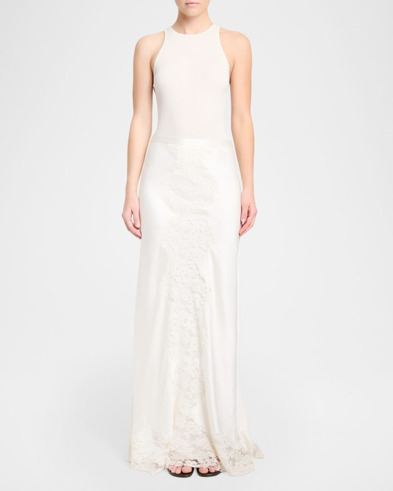 TWP Lace Silk Maxi Skirt outlook