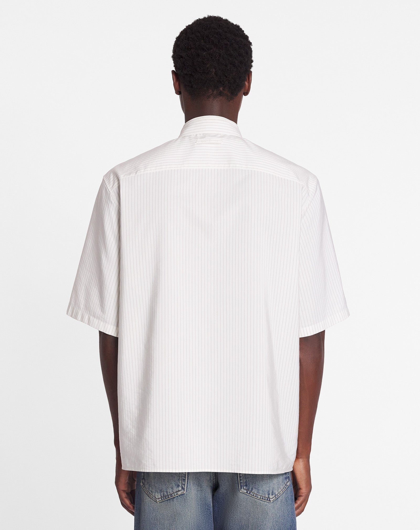 LOOSE-FITTING SHIRT WITH GUSSET - 4