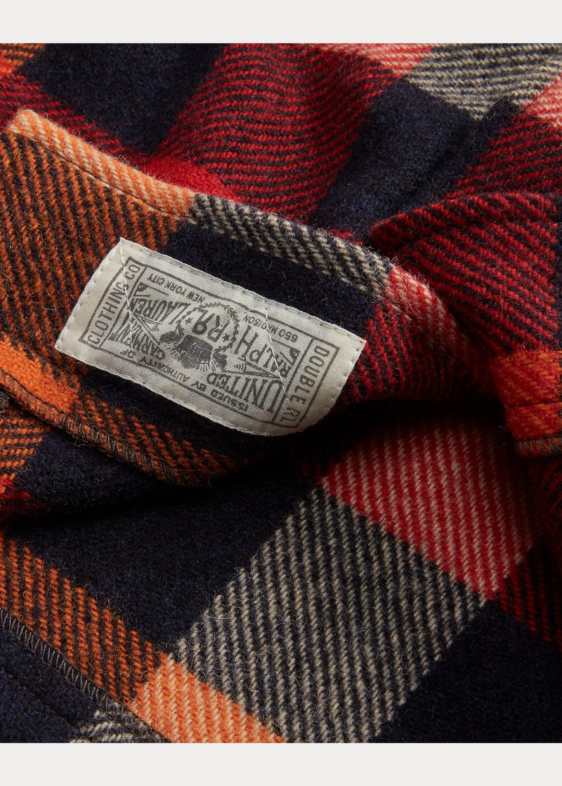 Plaid Wool Shirt Jacket 3