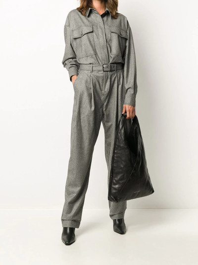 Brunello Cucinelli houndstooth boiler suit outlook