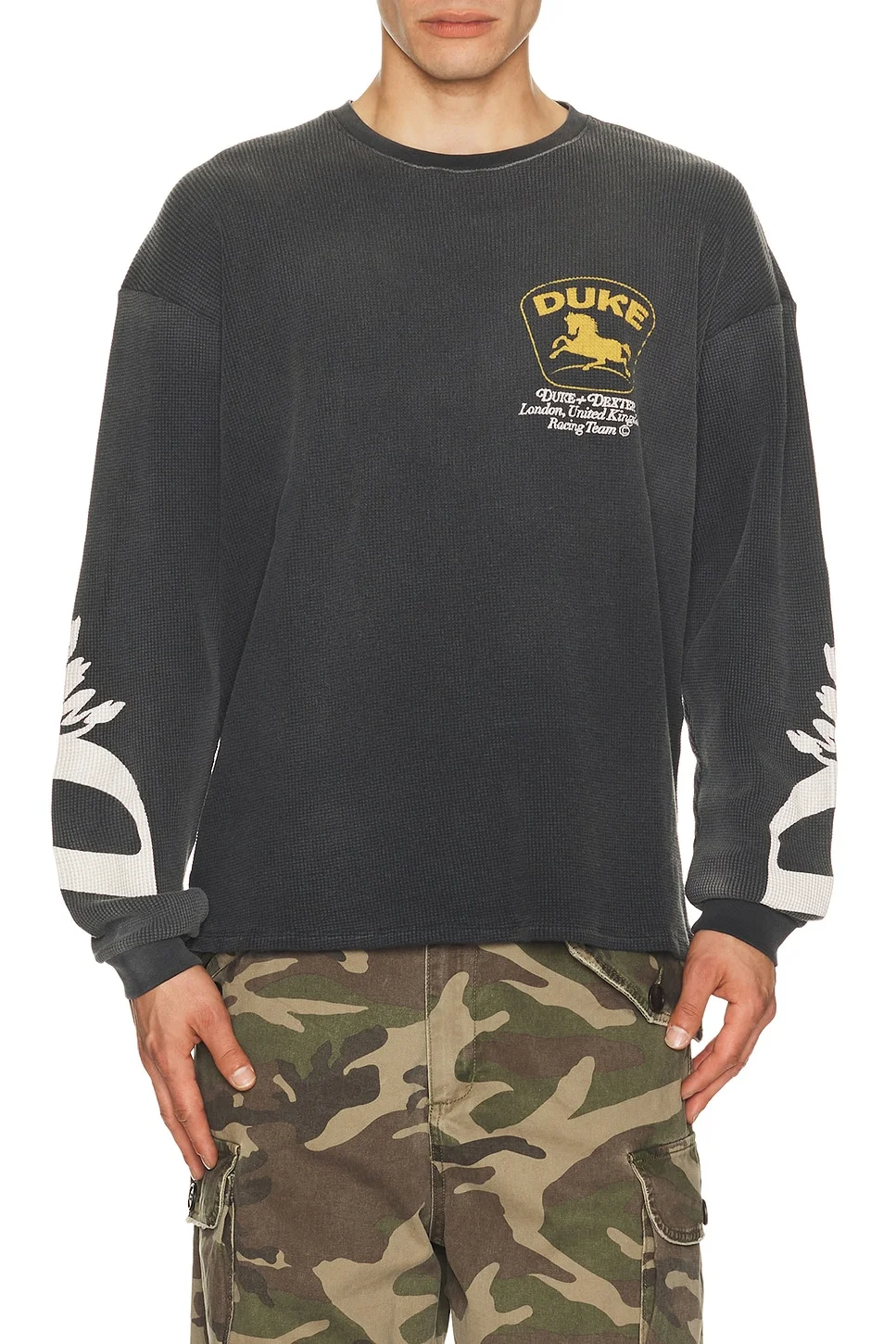 DR3 Sponsors Waffle Long Sleeve Tee - 1