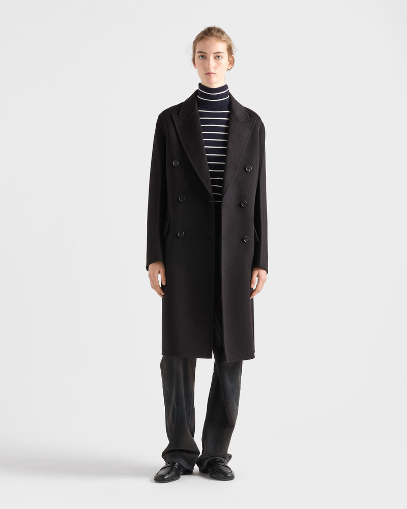 Prada Striped wool turtleneck sweater outlook