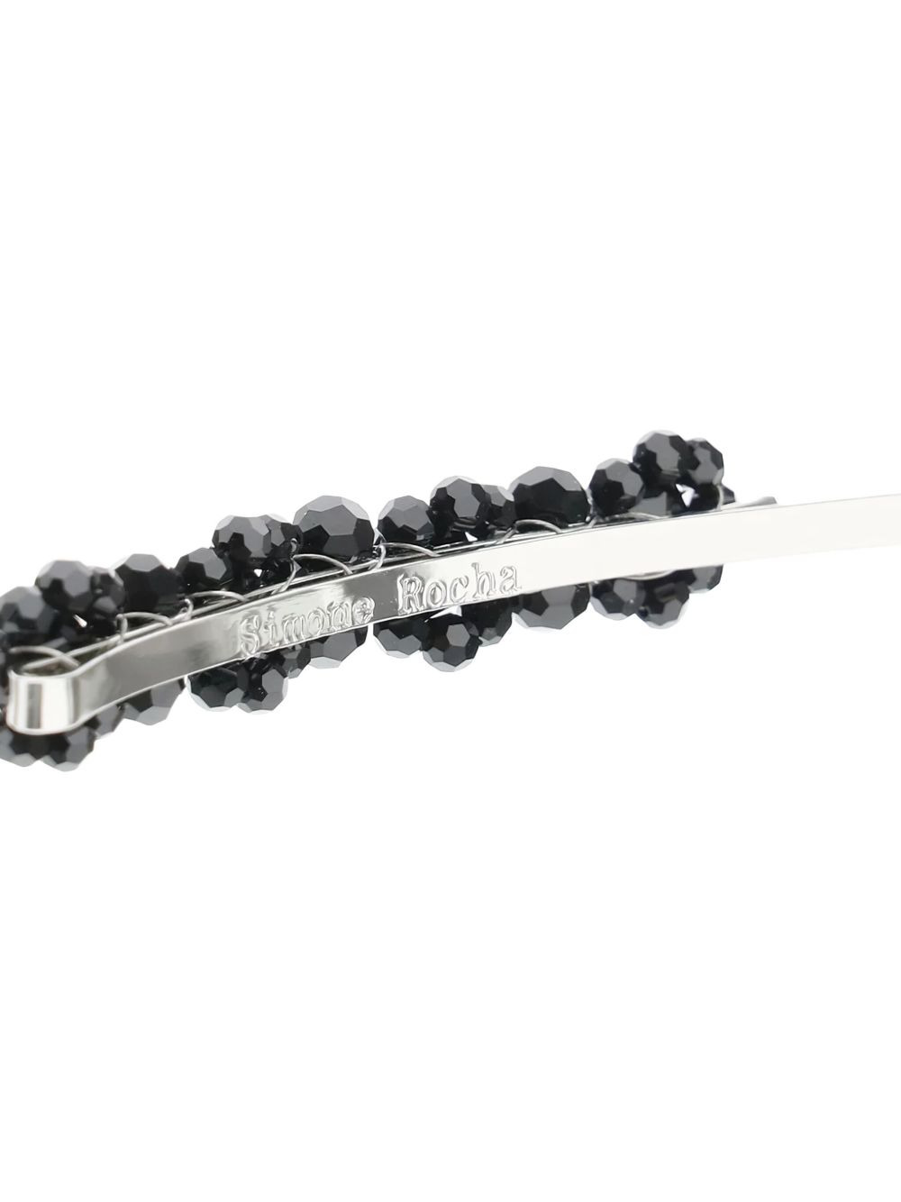 crystal-embellished hair clip - 3