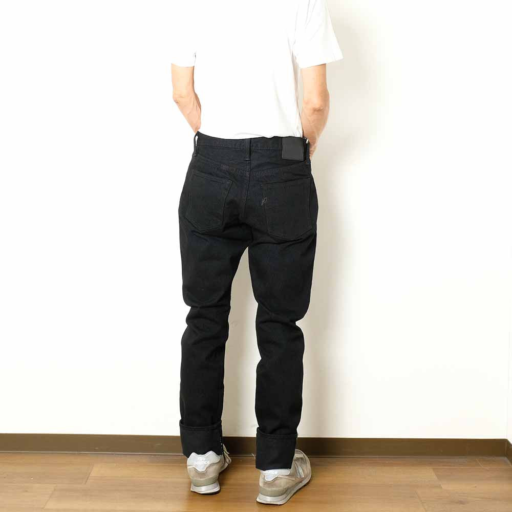 14oz. Double Black Denim - Relaxed Tapered - XX-019-BK - 13