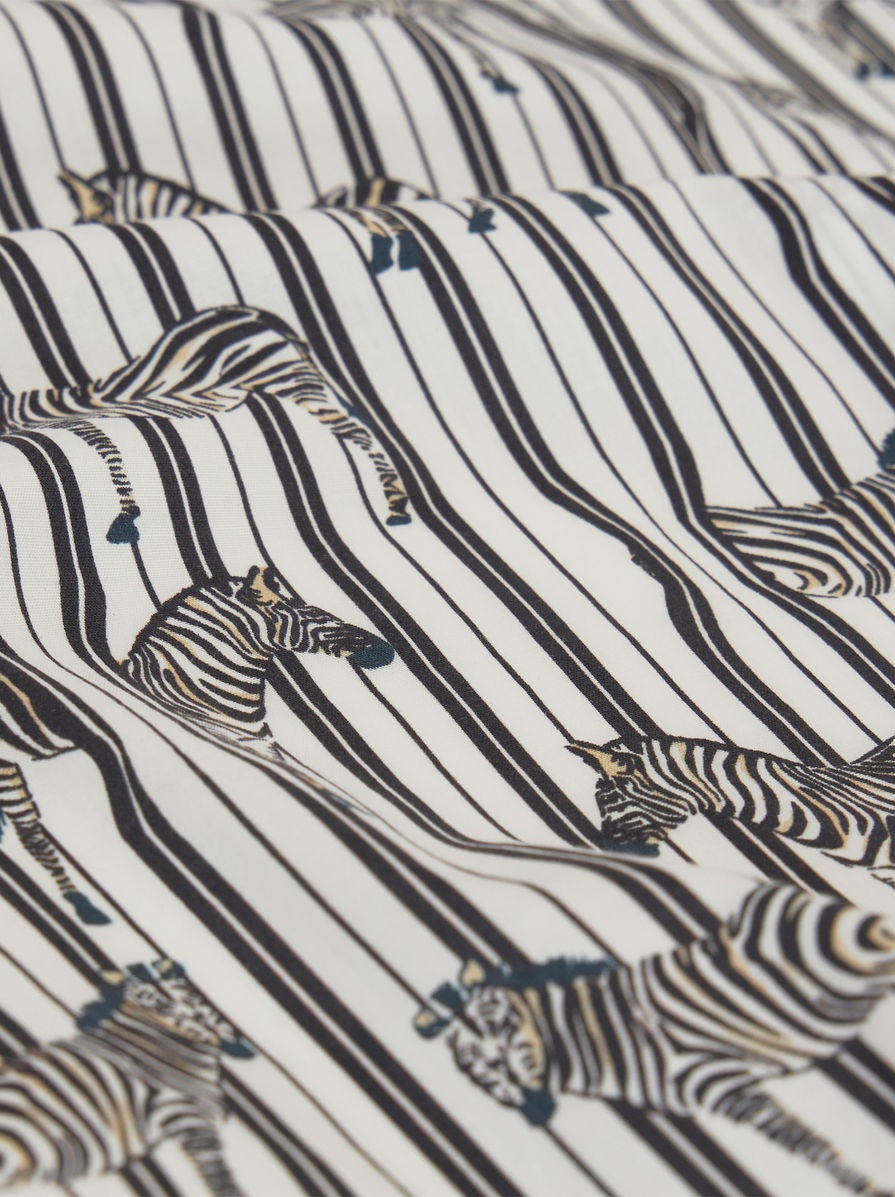 STRIPED COTTON SHIRT WITH ZEBRAS - 3