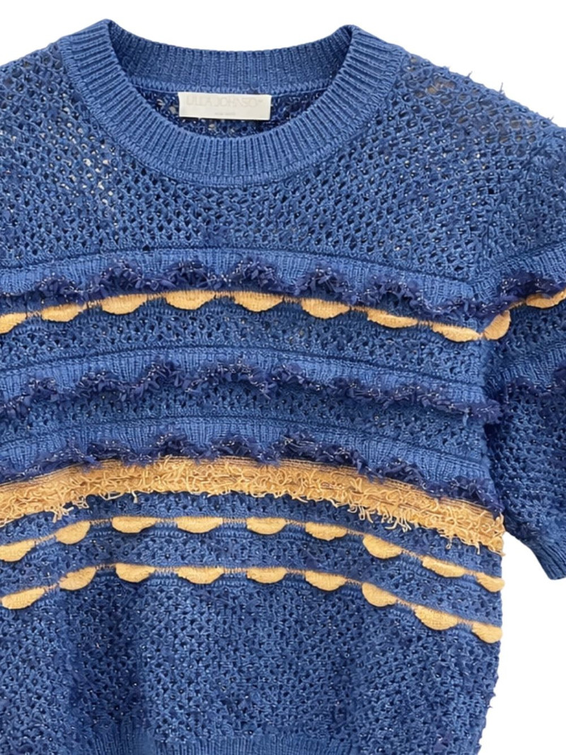 ULLA JOHNSON knitted short-sleeve top outlook