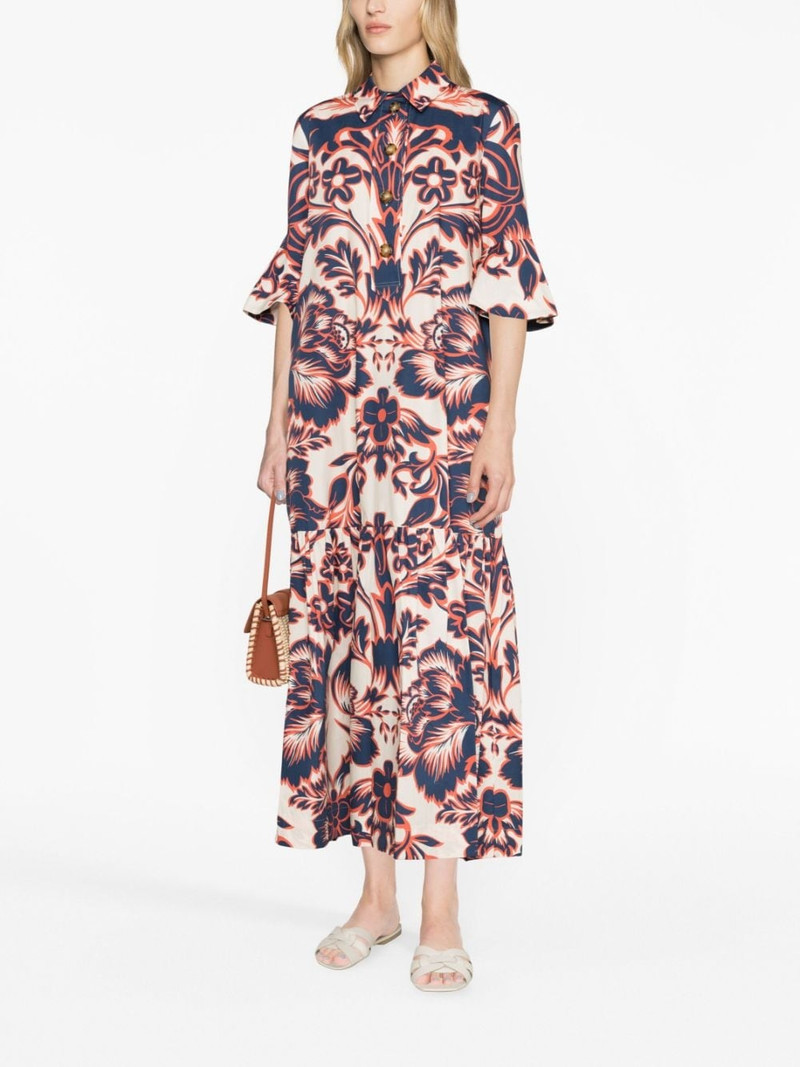 La DoubleJ Artemis cotton midi dress outlook