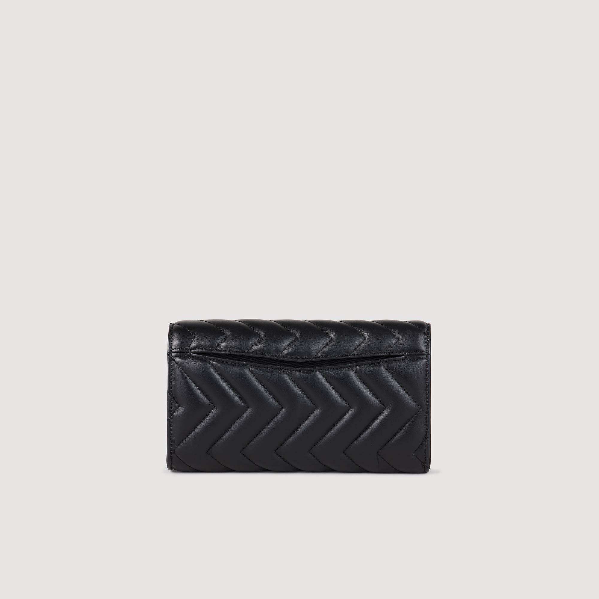 LEATHER CROSSBODY CLUTCH BAG - 5