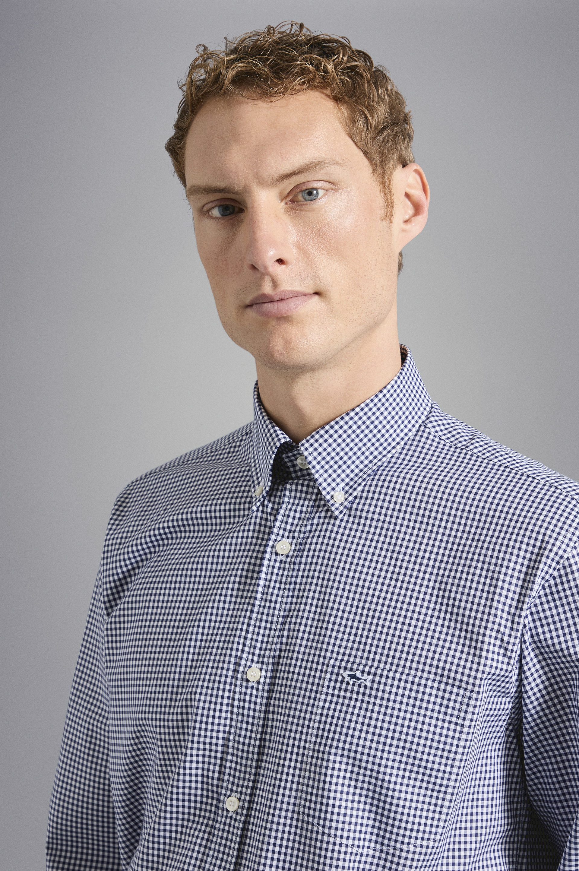 CHECK COTTON SHIRT - 4
