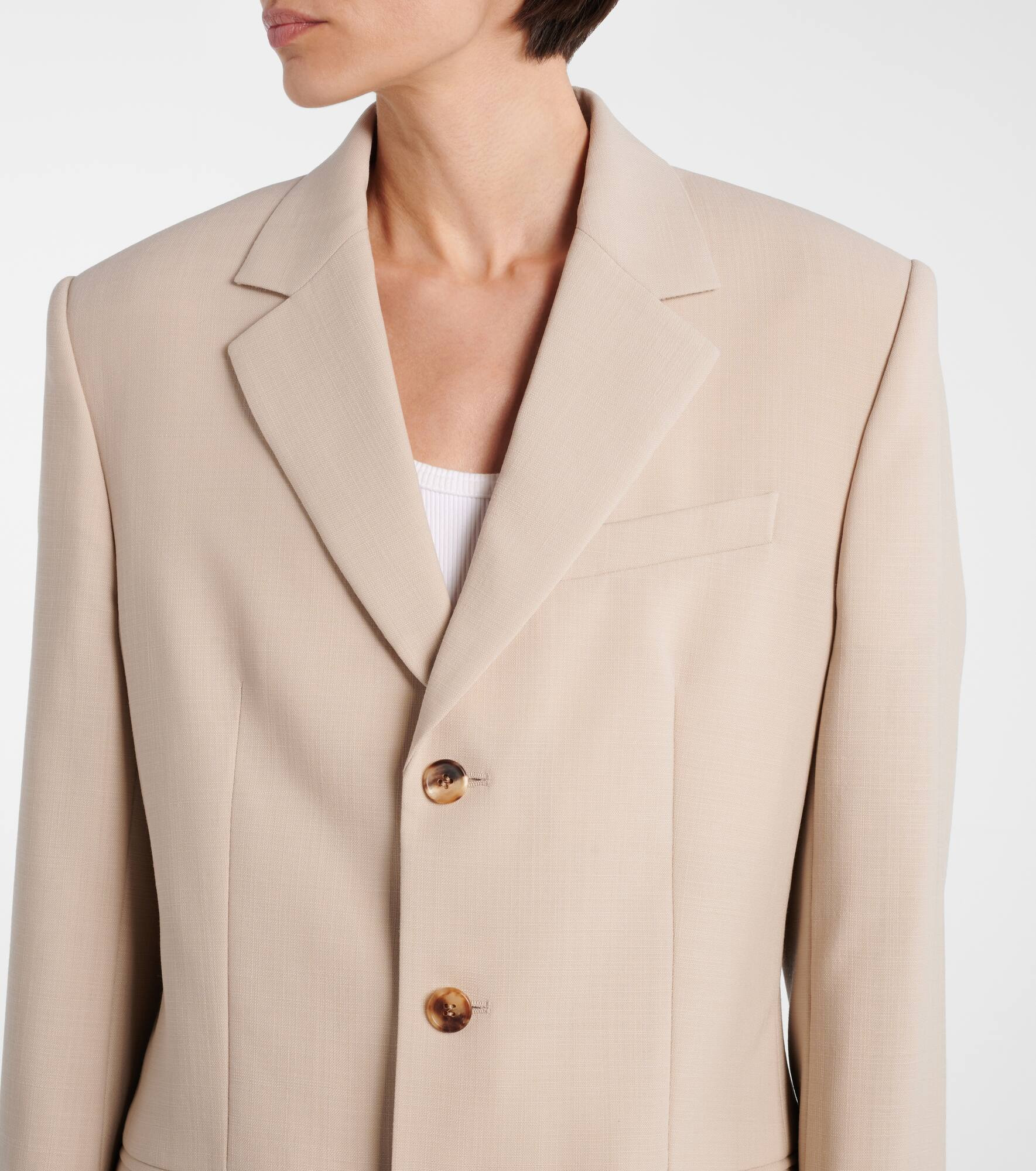 Virgin wool blazer - 4