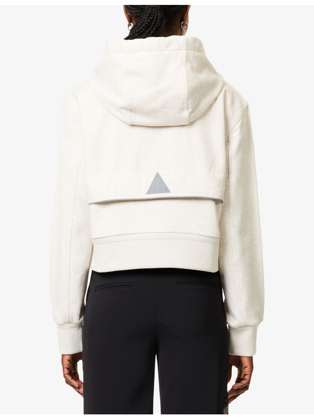 Boxy-fit logo-patch cotton-jersey hoody - 4