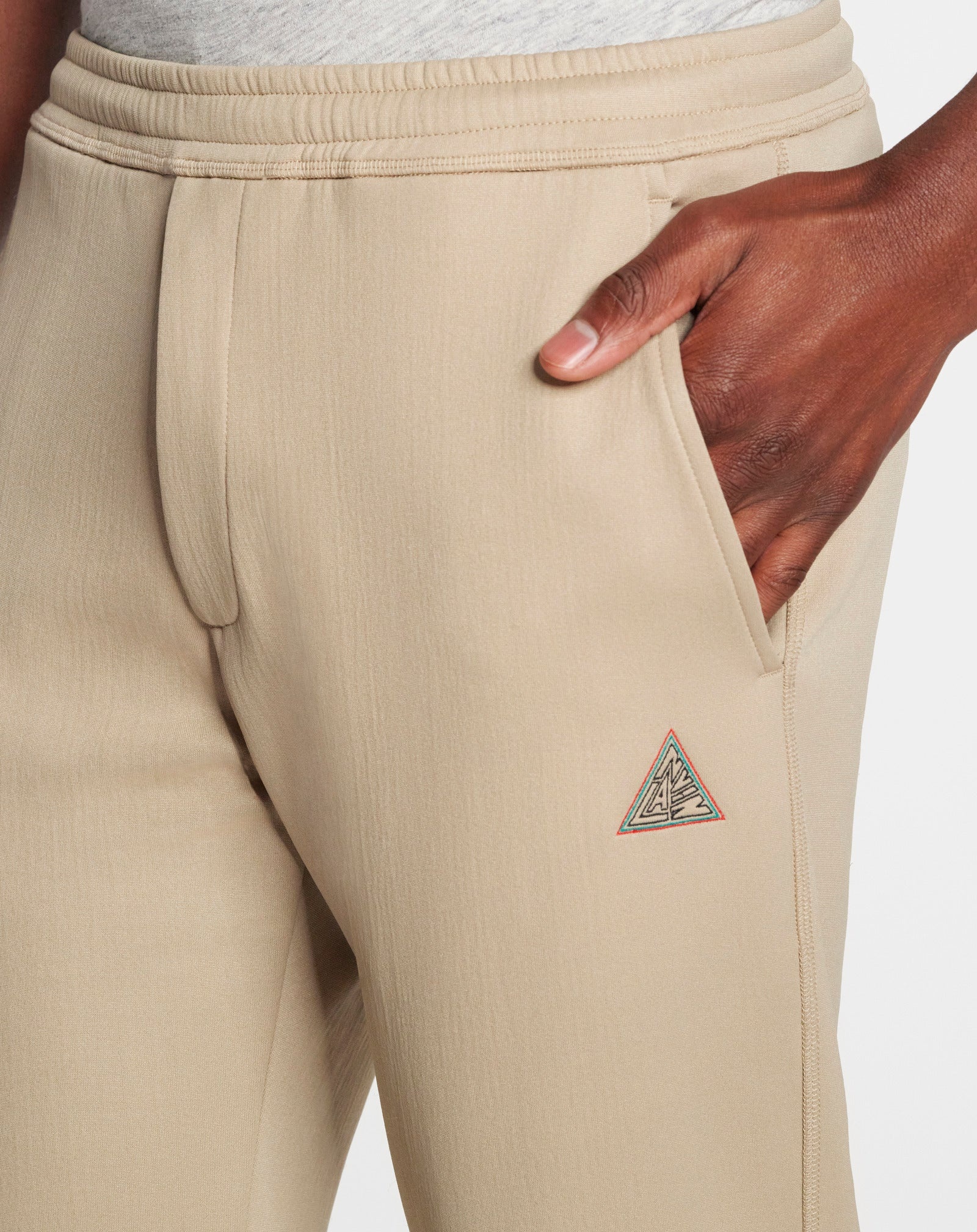 SWEATPANTS WITH EMBROIDERED LANVIN TRIANGLE LOGO - 5