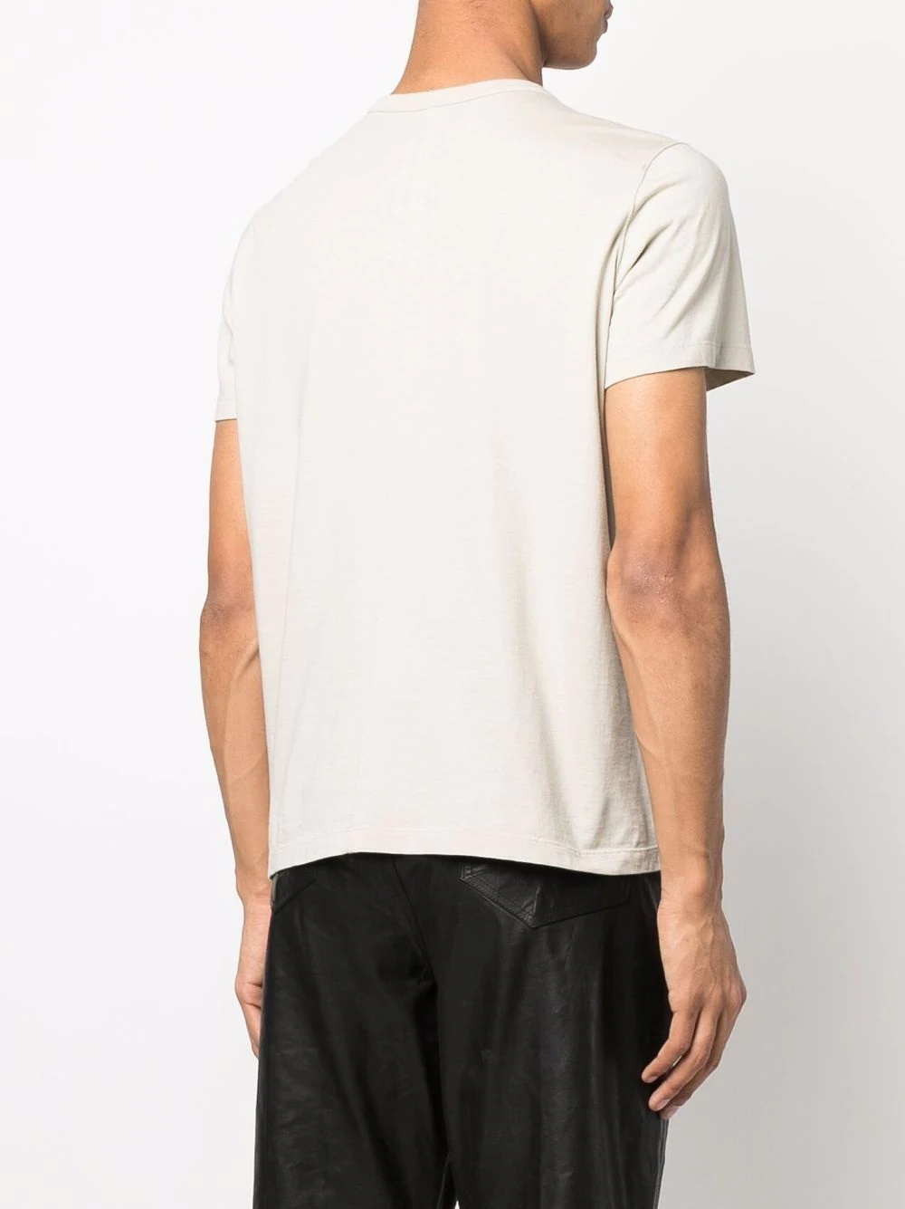 round-neck cotton T-shirt - 4