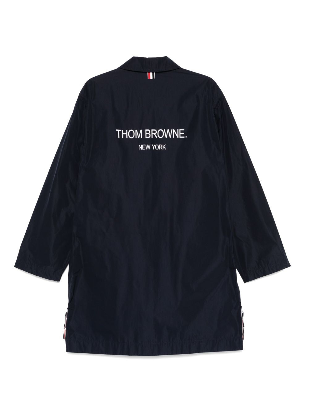 logo-print parka - 2