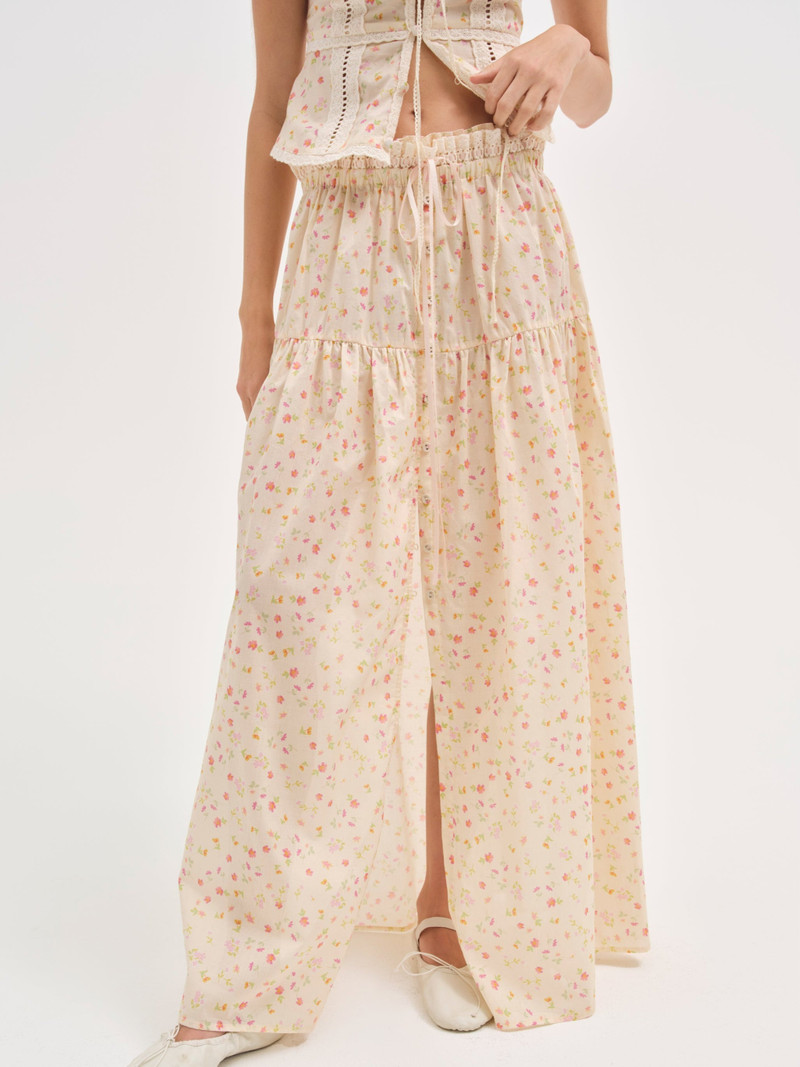 For Love & Lemons Tracy Maxi Skirt outlook