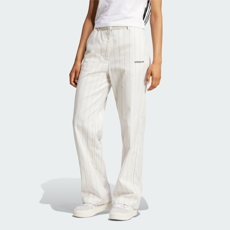 adidas Pinstripe Twill Loose Pants outlook