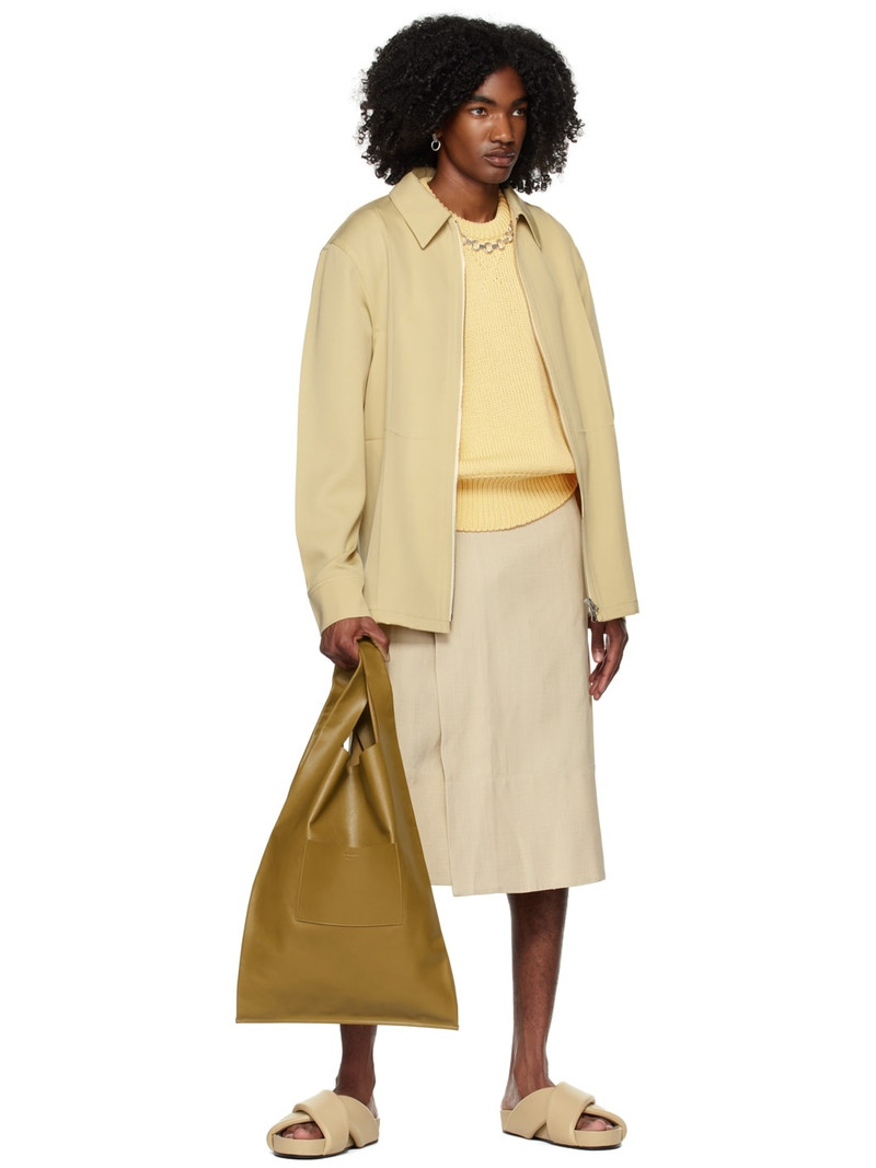 Jil Sander Beige Gonna Midi Skirt outlook