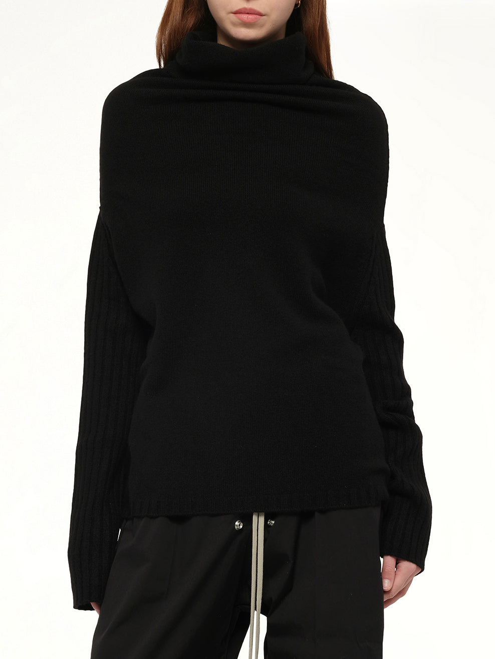 Shroud Sweater in Black - 6