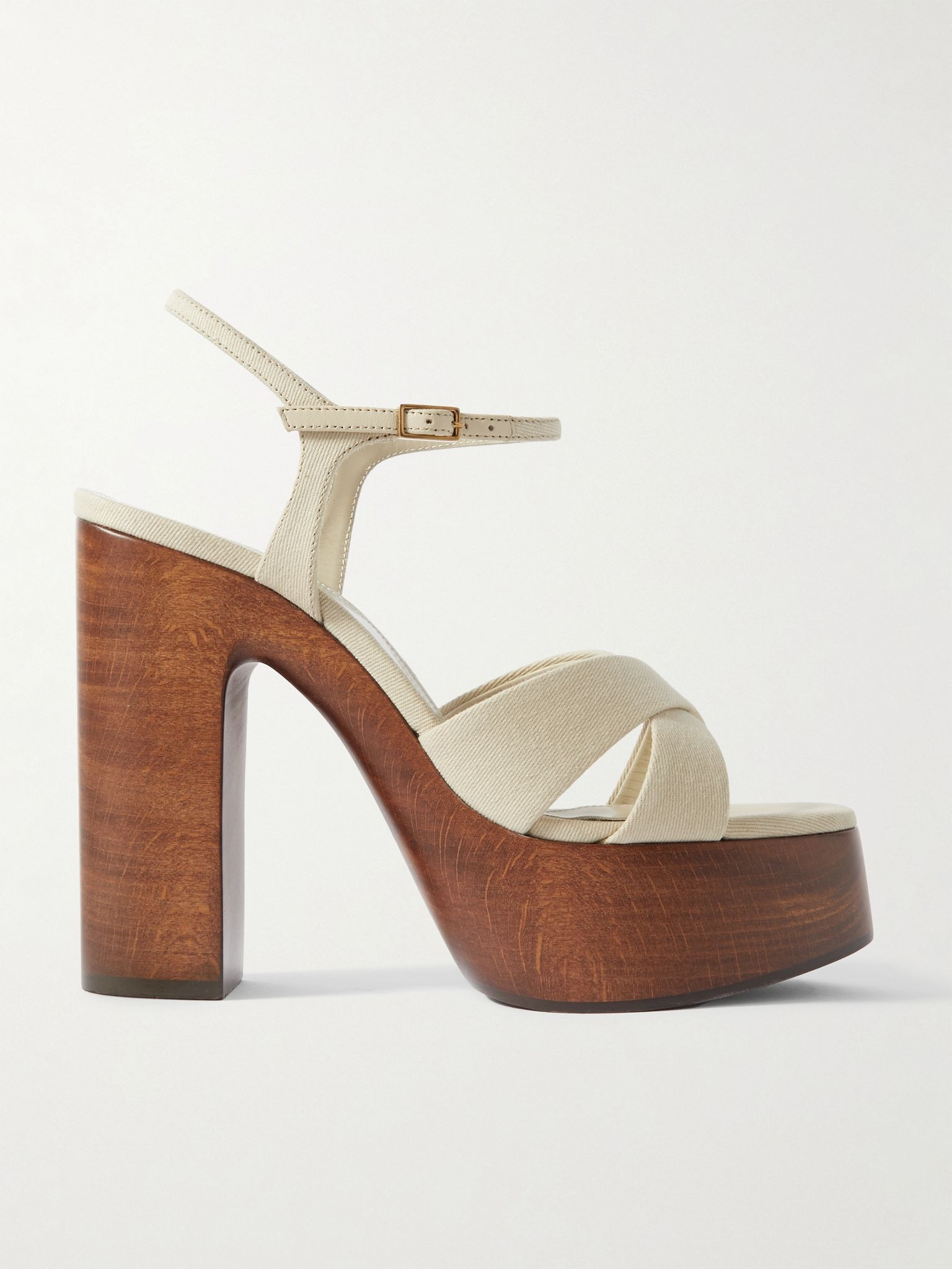 Bianca canvas platform sandals Beige - 1