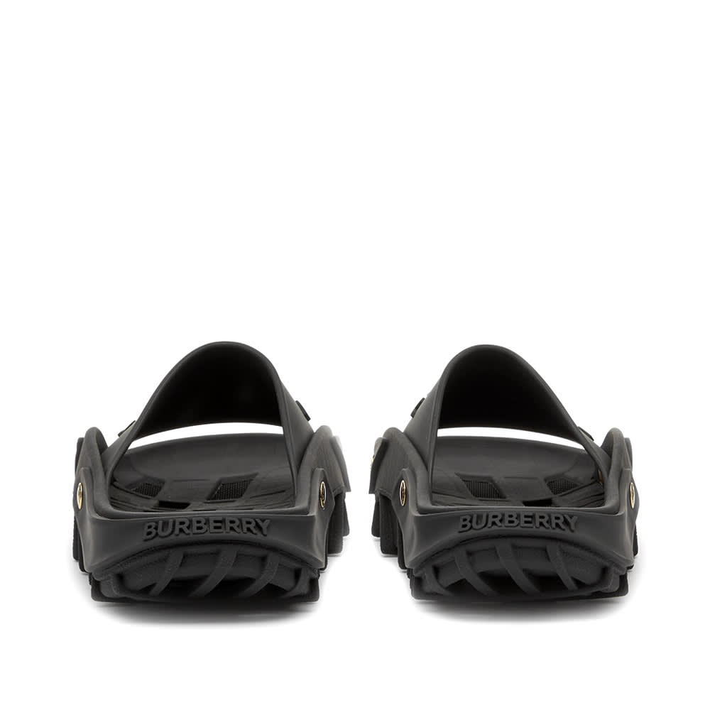 ★関税込み・送料無料★ Burberry Bucklow スライド Burberry Bucklow Slide Black Orange US W 9 - POIZON