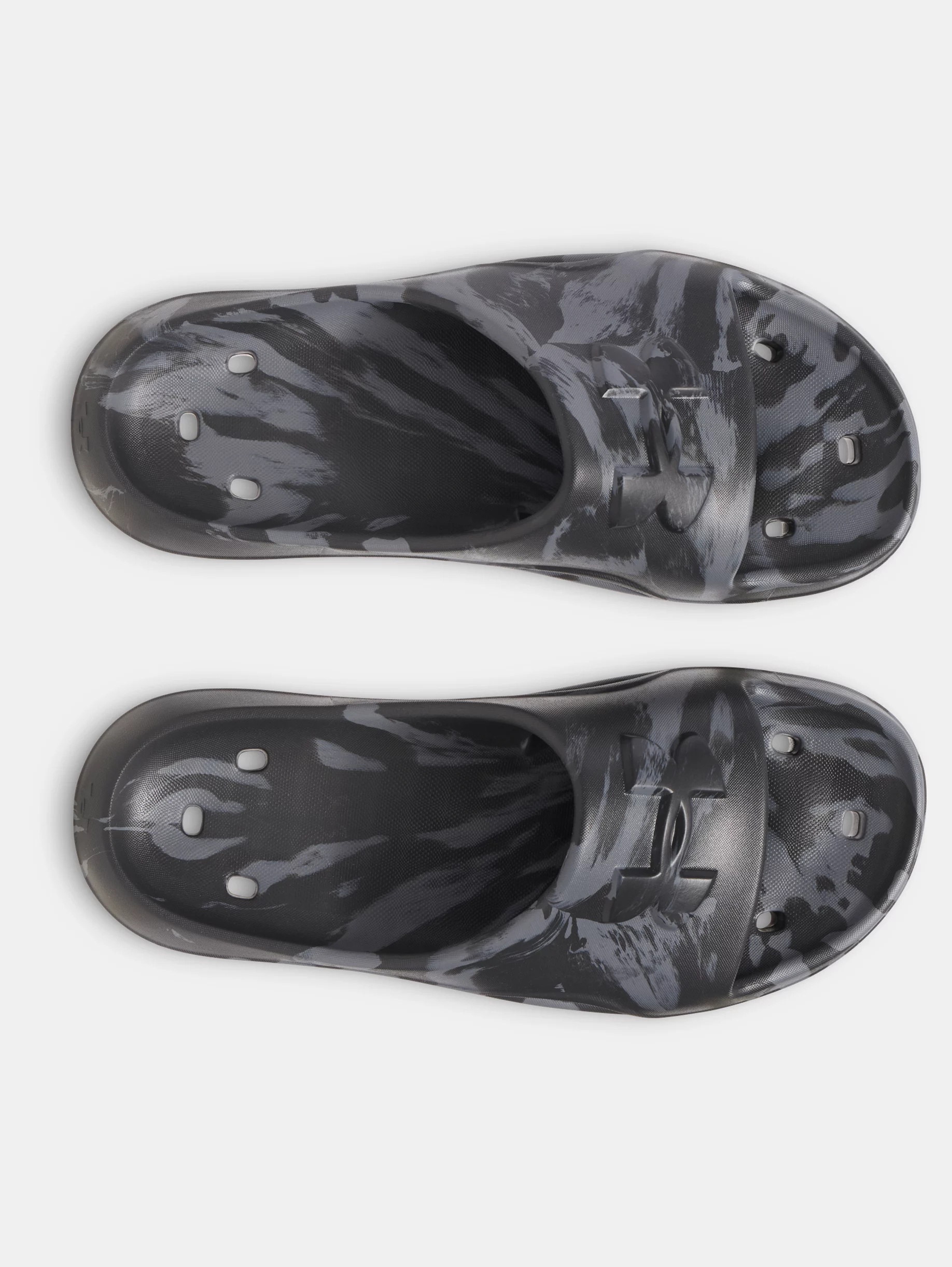 Men's UA Locker V Camo Slides - 3
