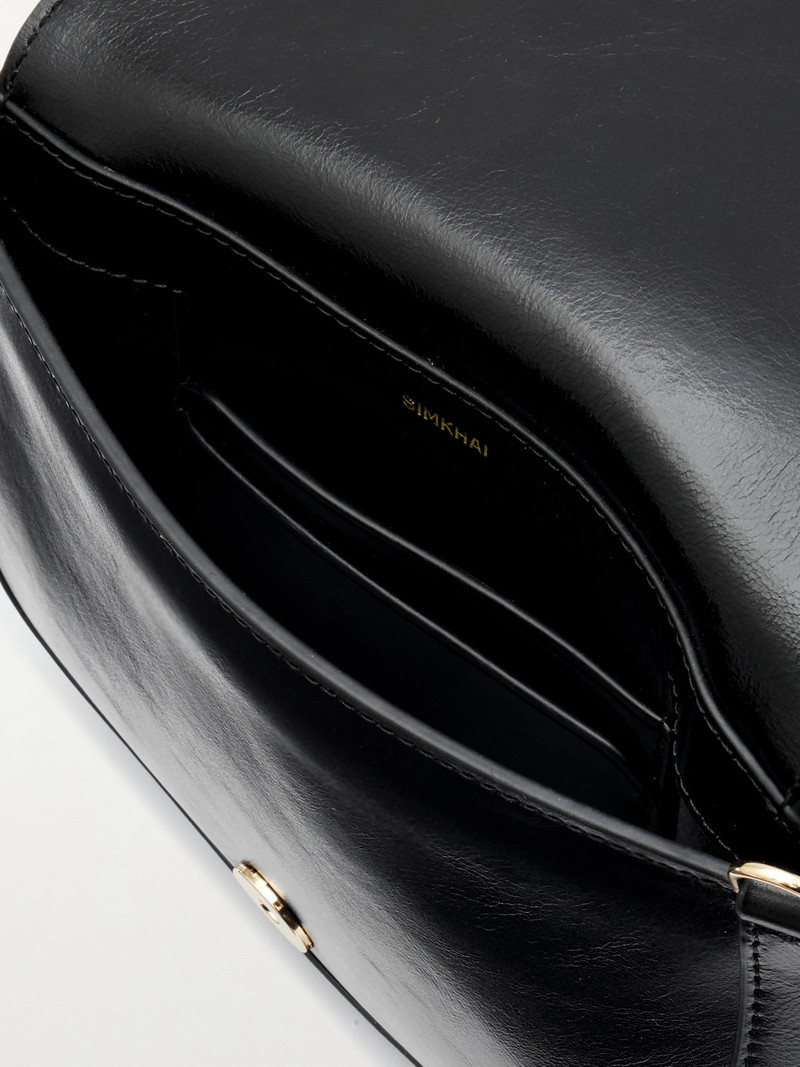 Logan Gold-tone Leather Shoulder Bag 5