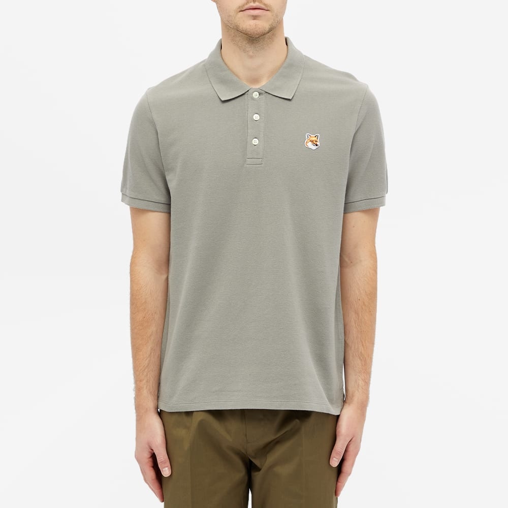 Maison Kitsuné Fox Head Patch Polo - 4