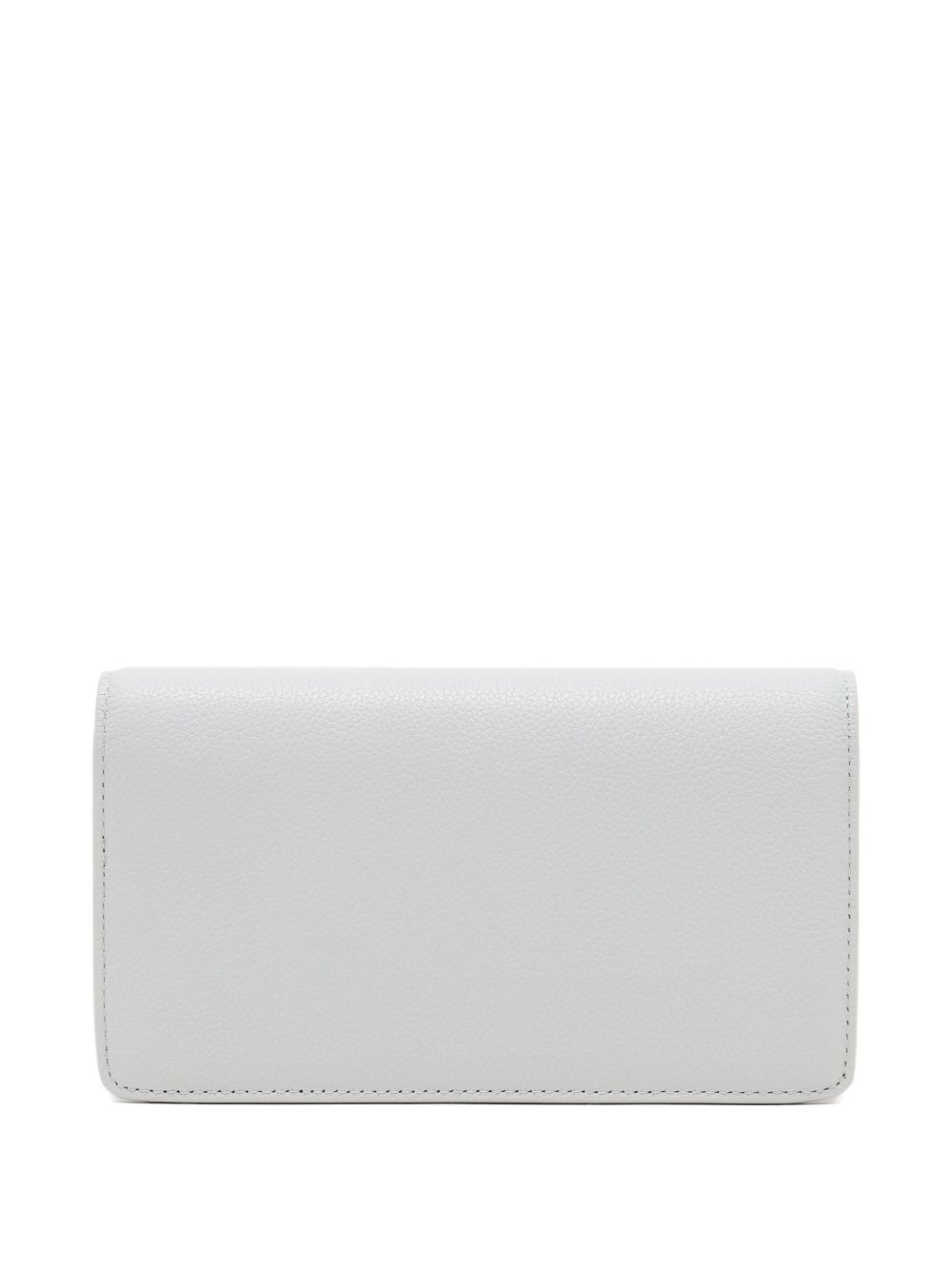 chain-strap leather clutch bag - 2