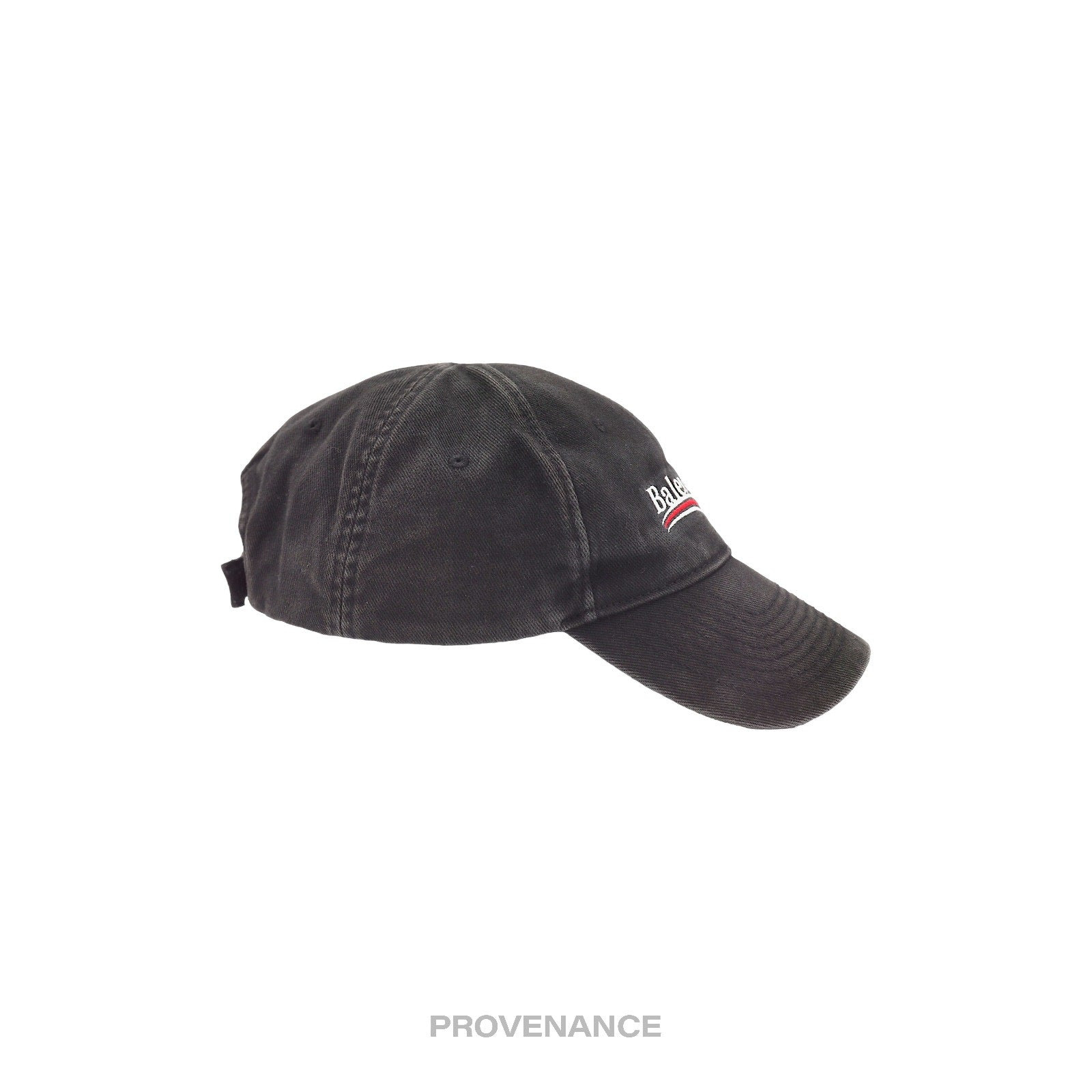 Balenciaga Political Campaign Cap Hat - Washed Black - 5
