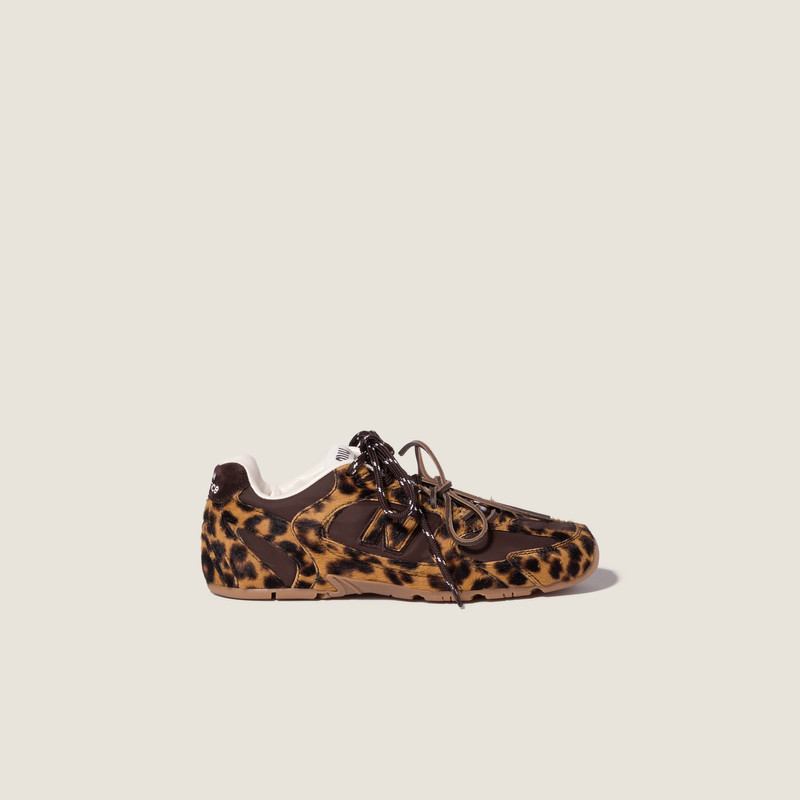 New Balance X Miu Miu 530 SL sneakers in printed leather and technical fabric 2