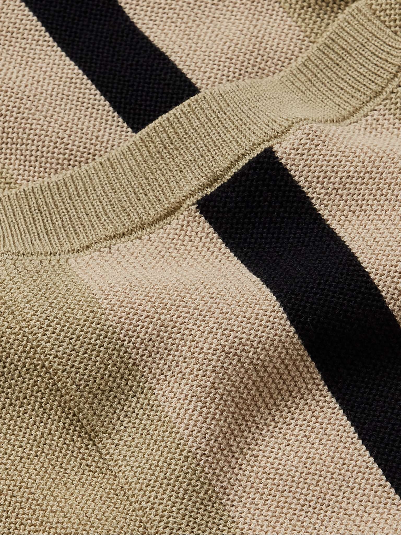 Striped Cotton Cardigan - 4