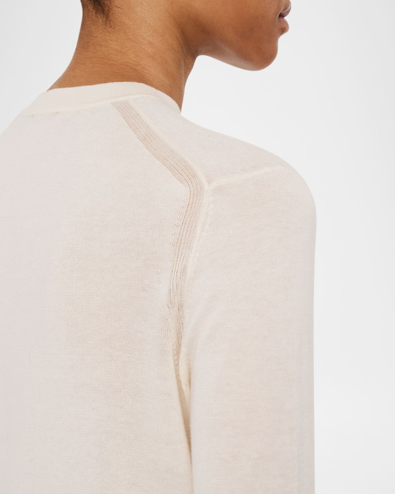 Crewneck Cashmere-Blend Sweater 6
